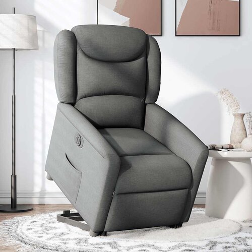 Maison Chic Električni naslanjač - Relax naslanjač s funkcijo vstajanja temno siv, (22062609) Cene