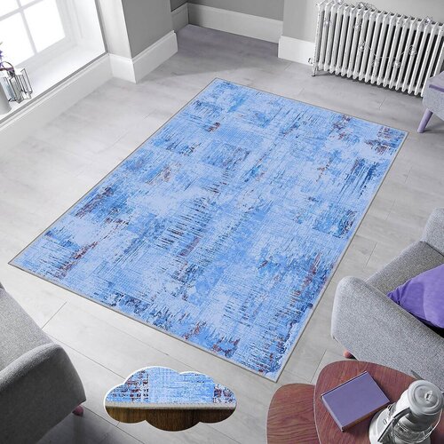 Conceptum Hypnose tepih Eexfab945-1, pravokutni, 100 x 150 cm, svijetloplava Cijene
