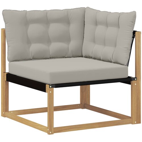  Set vanjskih sofa 6 kom. Bijela i svjetlosiva 327 x 168,5 x 73 cm Slike