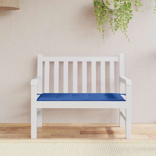  Jastuk za vrtnu klupu plavi 100 x 50 x 3 cm od tkanine Oxford Cijene