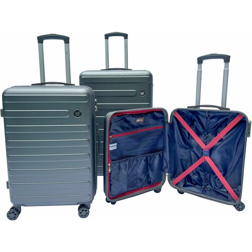  Putni koferi LINDER EXCLUSIV SC3002 - sivi Cijene