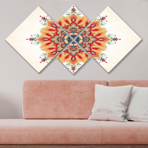 Wallity slika 4MDF196876571, 60x115 cm, 4 dela Cene