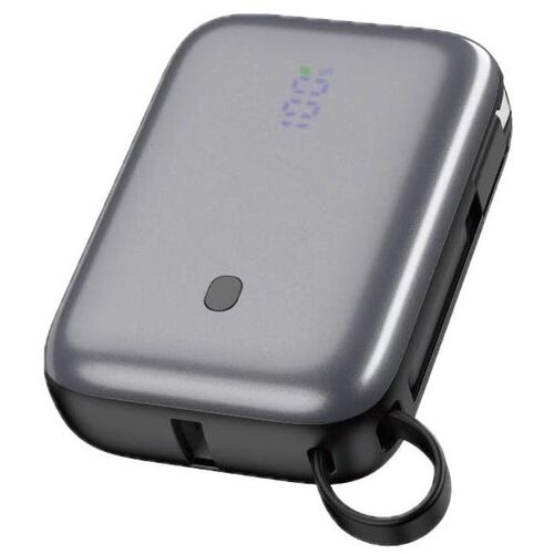 Power bank 10000 mAh 20W Delivery sa ugrađenim USB‑C kablom 1 m crna Cene