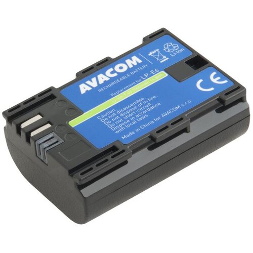 AVACOM Canon LP-E6 Li-Ion 7,4 V 2000 mAh 14,8 Wh, (20711847) Slike