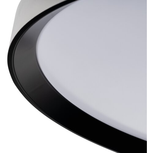 Kanlux 46283-LED prigu&amp;scaron;iva svetiljka LIXAN 65W/230V 3000-6500K &amp;Oslash;48,6 cm bela/crna + daljinski upravljač Slike