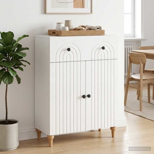  Kreveta Bijela visokog sjaja 66 x 34,5 x 90 cm Cijene