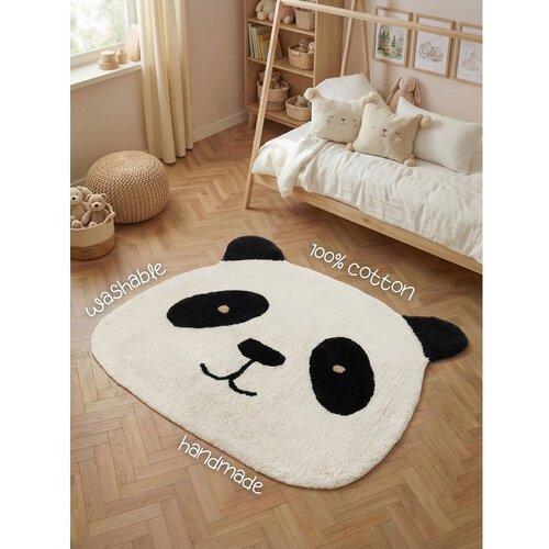 Hanse Home Crni/krem periv/ručno rađen pamučan dječji tepih 103x120 cm Snuggle Patsy &amp;ndash; Slike