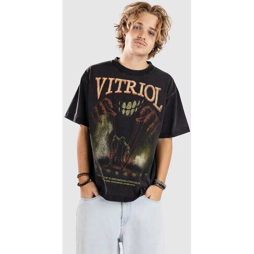 Vitriol Vintage Horror Movie Crop T-shirt vintage black Cene