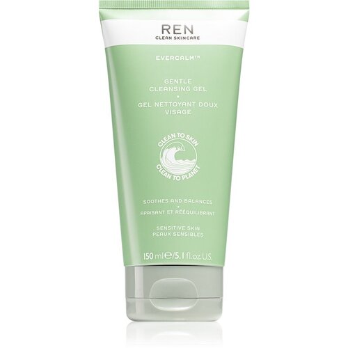 REN Clean Skincare Evercalm Gentle Cleansing Gel nježni gel za čišćenje za osjetljivu i nadraženu kožu lica 150 ml Cene