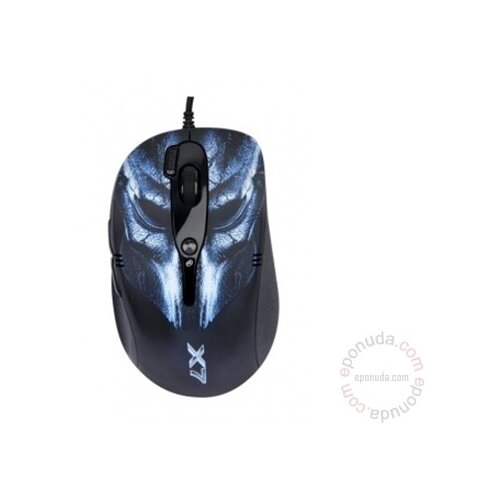 A4Tech F2 X7 V-Track Laser Gaming USB crno-plavi mi&amp;scaron; Slike