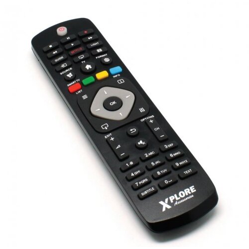 Xplore XP2293 Daljinski upravljač za Philips TV, Crni Slike