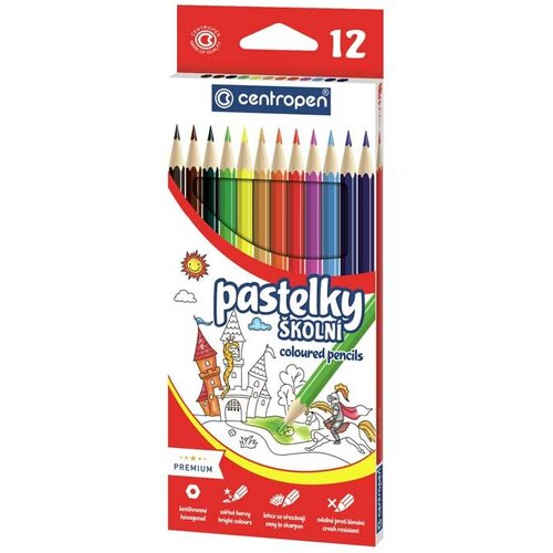 CENTROPEN drvene bojice 12 komada 9520 Slike