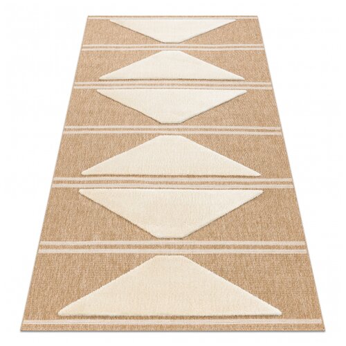 RugsX SPARK 0698A bež / krema preproga - Geometrična, Trikotniki, sisal, strukturna 80x150 cm, (21990611) Cene