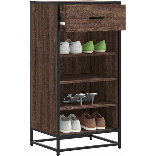vidaXL Stalak za cipele boja hrasta 48x38x97,5 cm konstruirano drvo Cijene