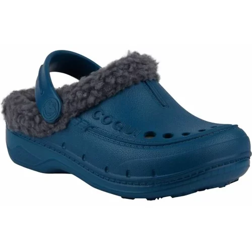 Coqui HUSKY KIDS Dječje toplinske papuče, plava, veličina