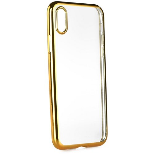  Gumijasti / gel etui Clear Case za Apple iPhone X / iPhone XS (5.8&amp;quot;) - zlati Slike