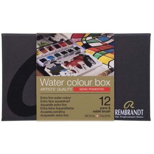 Akvarel boje Rembrandt Opaque White Mixing box - 12 posudica Slike