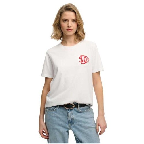 Superdry bela ženska majica Cene