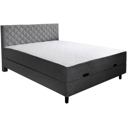 Boxxx POSTELJA Z VZMETNICO 160 cm x 200 cm , les, tekstil siva Cene
