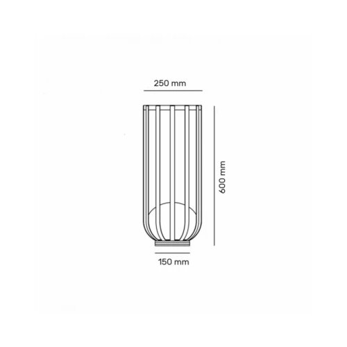 BELORE 50 podna lampa 5W 3000/4000K punjiva Slike