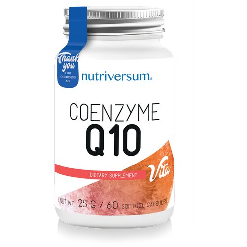 NUTRIVERSUM koenzim Q10 vita 53mg, 60 kapsula – za zdravlje srca i energiju Cene