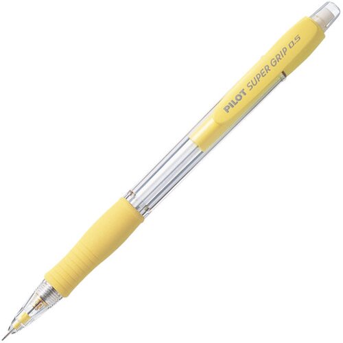 Olovka TEHNIČKA 0,5 MM SUPER GRIP PILOT H-185-SL-Y ŽUTA Slike