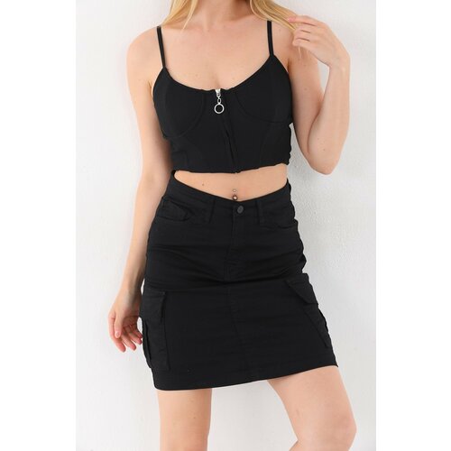 BİKELİFE Skirt - Black - Mini Slike