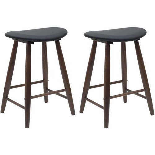  Trpezarijske stolice 2 pcs Svijetlosmeđa 46 x 37 x 63 cm Slike