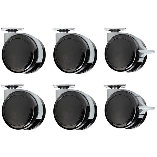Hammel Furniture Felge crno-srebrne boje u setu od 6 kom Mistral - Cijene
