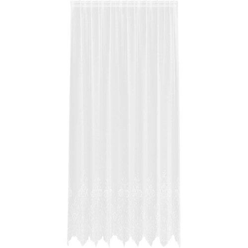  Čipkasta zavjesa sa zavjesama Bijelo 260x200cm Poliester Slike