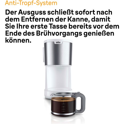 Braun aparat za kavo KF1500WH, (20898158) Cene