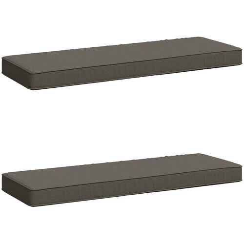  Jastučići za klupe - 2 dijela VUGHT 2 pcs 100% poliester Siva Cene