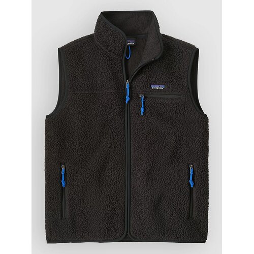 Patagonia Retro Pile Brezrokavnik black Cene