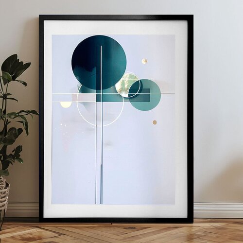  Stenski plakat z EXTRA učinkom - Golden Balance Slike