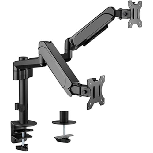  NOSAČ ZA DVA MONITORA GEMBIRD MA-DA2P-01, montaža na stol, 17&rdquo;-32&rdquo;, up to 9 kg Cijene