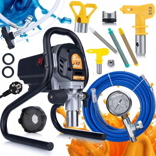 Rosfix SET AGREGAT ZA BARVANJE ECOFLOW 1200 &ndash; 1,7 L/MIN, 1200 W, &Scaron;OBA 513, 3X FILTER | 2000 PSI, 9,4 KG, (5000036454) Cene