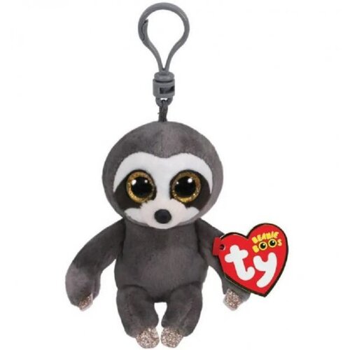 TY pliš TI PLUSH BOOS PRIVJESAK, 8,5 cm - smeđi ljenjivac - Kopča Cijene
