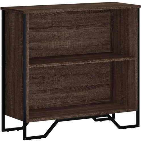 Maison Chic Knjižna omara - Knjižni regal rjavi hrast 80x31x74,5 cm inženirski les, (21725128) Slike