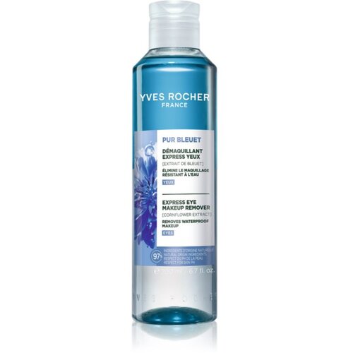 Yves Rocher Pur Bleuet dvofazno sredstvo za skidanje make-upa oko očiju 200 ml Slike