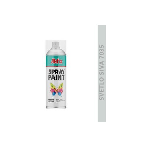 Akfix boja u spreju 7035 svetlo siva 400 ml Cene