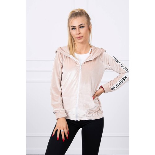 Kesi Velour hoodie beige Cijene