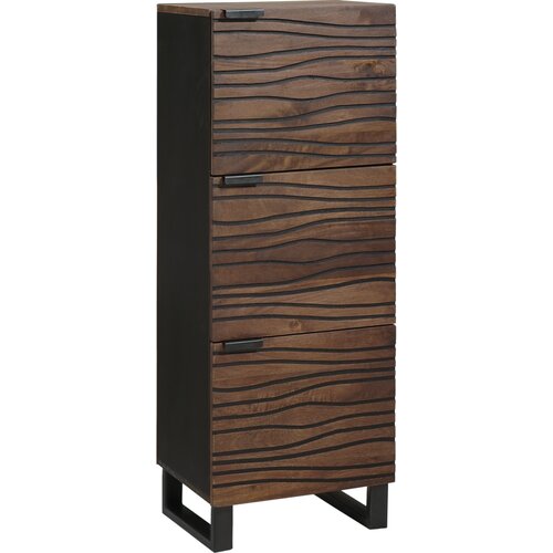 VidaXL highboard od oraha s policom ostalo s pohranom s vratima smeđa 40 x 33.5 x 110 cm Slike