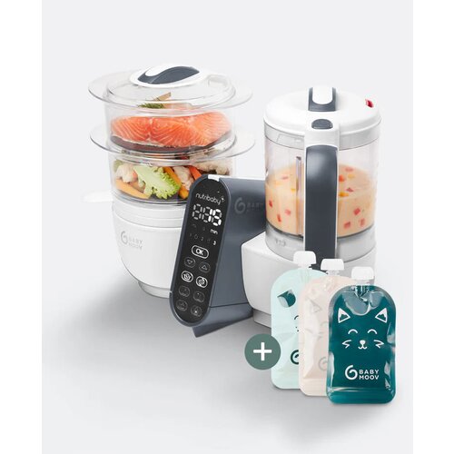 Babymoov Aparat za pripremu hrane Nutribaby+ 6u1, Beli Cene