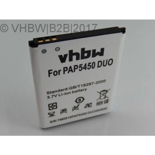 VHBW Baterija za Prestigio MultiPhone 5450 Duo, 1500 mAh VHBW Baterija za Prestigio MultiPhone 5450 Duo, 1500 mAh