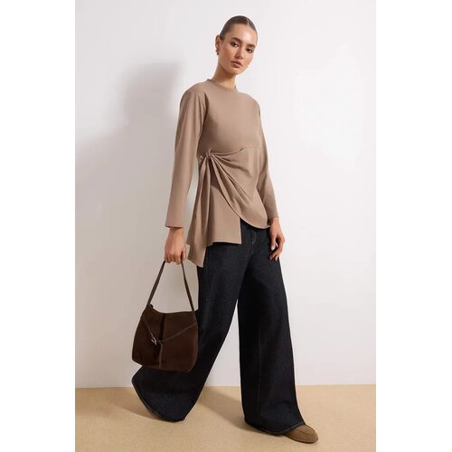 Trendyol Modest Ženska bluza Tctss26Uk00006, Smeđa Cene