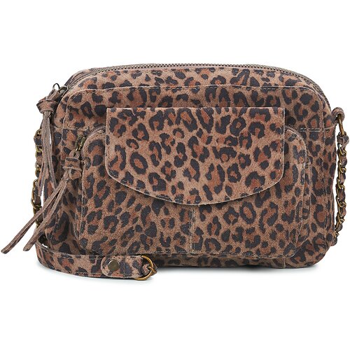 Pieces PCNAINA LEATHER CROSS BODY Smeđa Slike