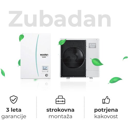 Mitsubishi zubadan PUD-SHWM120YAA+ERSD-YM9D 12kW split toplotna črpalka brez bojlerja - Slike