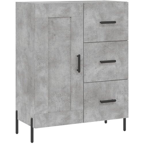 Maison Chic Komoda - Predalnik betonsko siva 69,5x34x90 cm inženirski les, (21719938) Slike