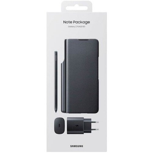 Samsung original note package ef-ff92kkb za galaxy z fold 3 f926 - črn ovitek, polnilec adapter ta800 25w, pisalo - črn Cene