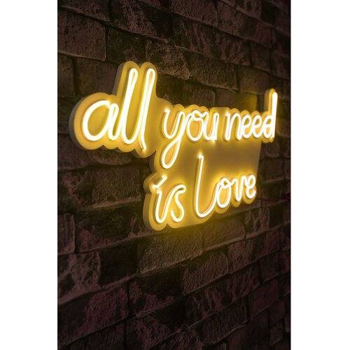 Wallity Zidna LED dekoracija All You Need is Love, 375 cm IP67 , 12V, Žuta Cene